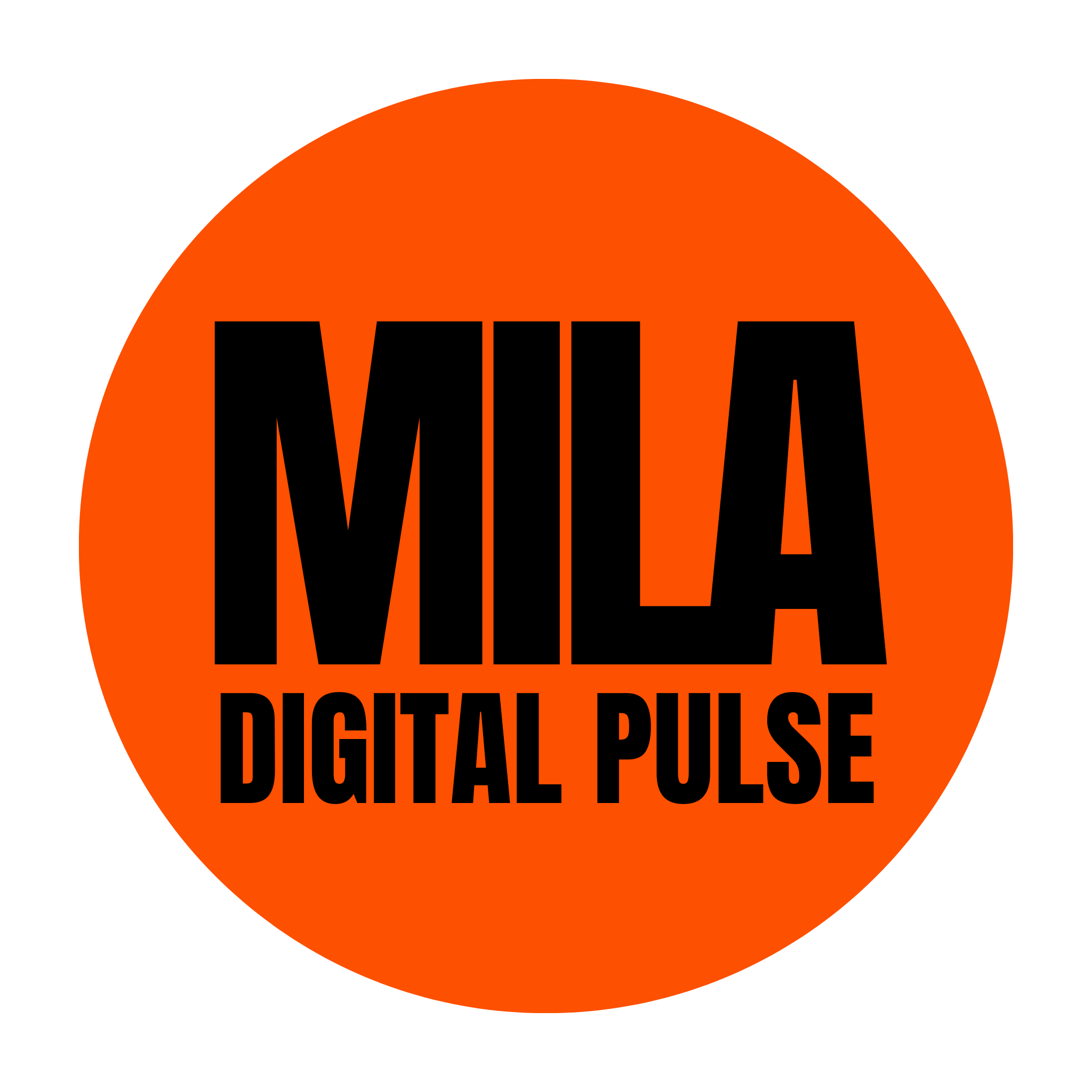 Logo Mila Digital Pulse color naranja